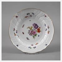 Meissen Suppenteller "Blumen und Insekten"111