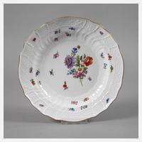 Meissen Suppenteller "Blumen und Insekten"111