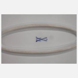 Meissen Rest-Teeservice kupfergrünes Streublümchendekor