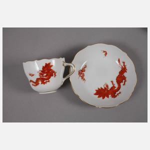 Meissen drei Mokkatassen