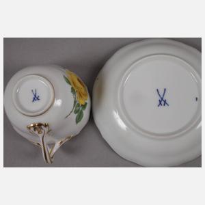 Meissen drei Mokkatassen