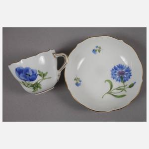 Meissen drei Mokkatassen