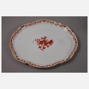 Meissen Rest-Kaffeeservice "Indische Malerei, rot"