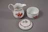 Meissen Rest-Kaffeeservice "Indische Malerei, rot"