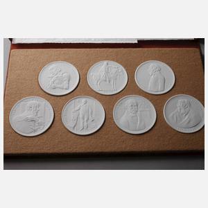 Meissen Erinnerungsmedaillen "Köpfe der Küste"