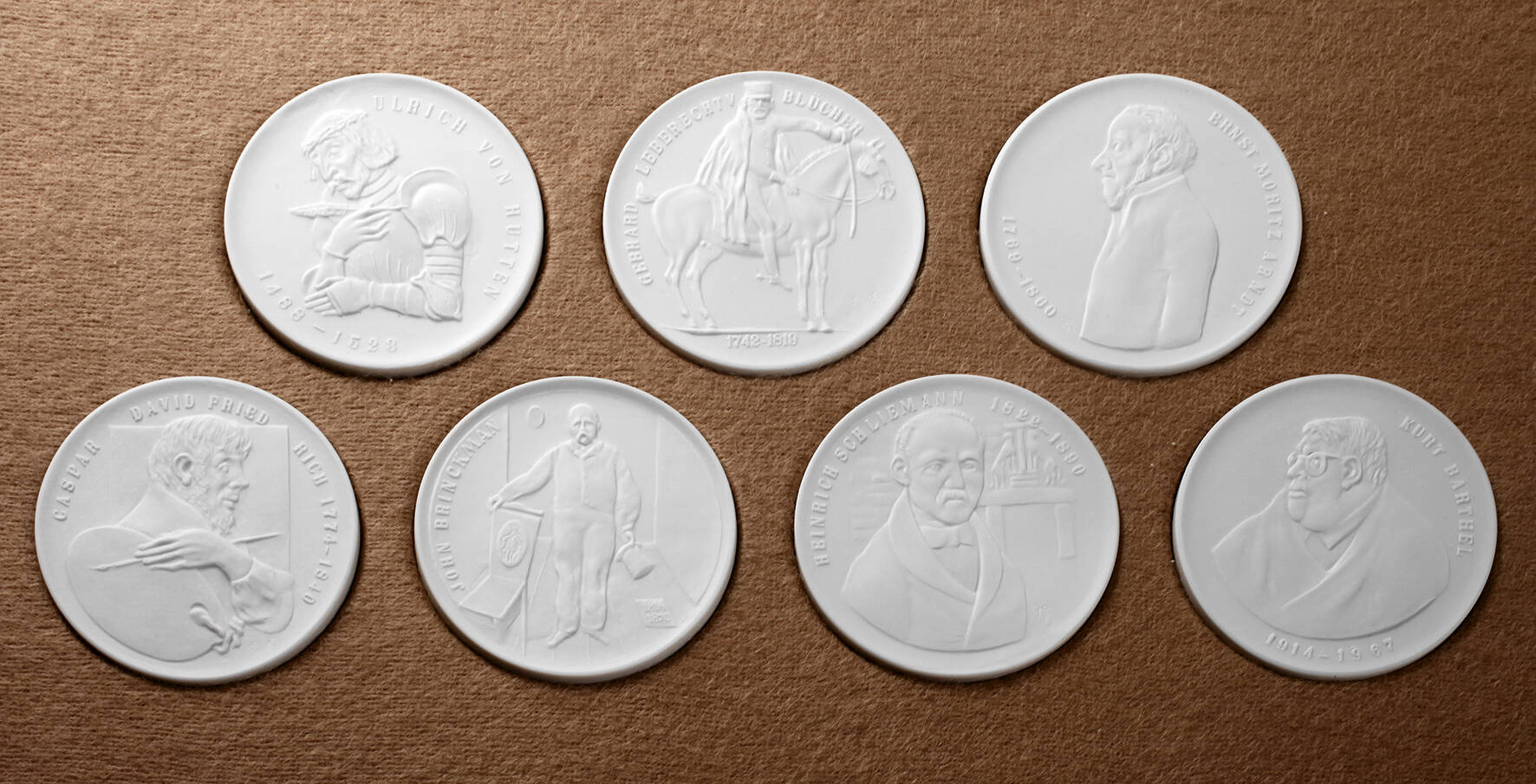 Meissen Erinnerungsmedaillen "Köpfe der Küste"