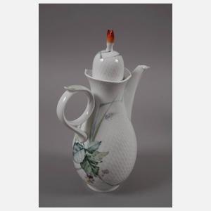 Meissen Frühstückservice "Waldflora mit Insekten"