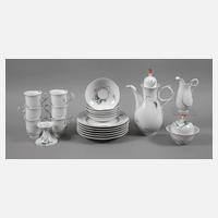 Meissen Frühstückservice "Waldflora mit Insekten"111