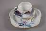 Meissen Teegedeck "Blumenmalerei blau-bunt"