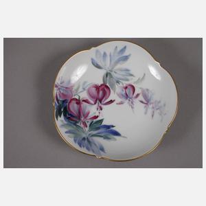 Meissen Teegedeck "Blumenmalerei blau-bunt"