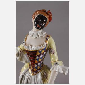 Meissen "Columbine mit Maske"