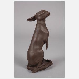 Meissen "Hase, aufrecht stehend"