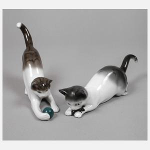 Pfeffer Gotha zwei Katzen