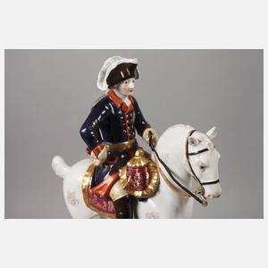 Tettau "Friedrich der Große zu Pferd" mit Sockel
