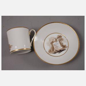 Thüringen Restservice Sepiamalerei