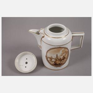 Thüringen Kanne Sepiamalerei