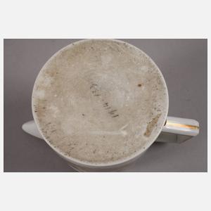 Thüringen Kanne Sepiamalerei