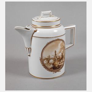 Thüringen Kanne Sepiamalerei