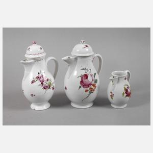 Thüringen drei Kannen "Blumenbukett"