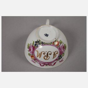 Thüringen Tasse mit Untertasse