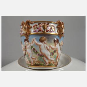 Volkstedt-Rudolstadt Konvolut im Capodimonte-Stil