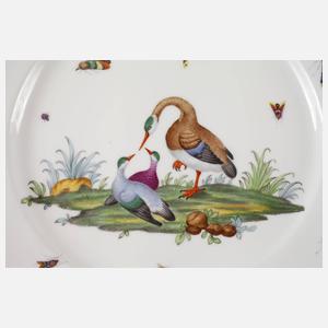 Wandteller mit Vogeldekor