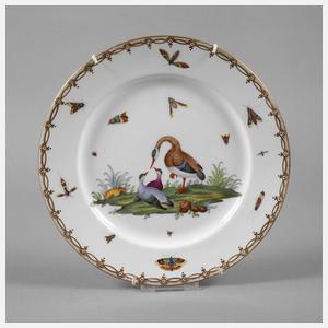 Wandteller mit Vogeldekor