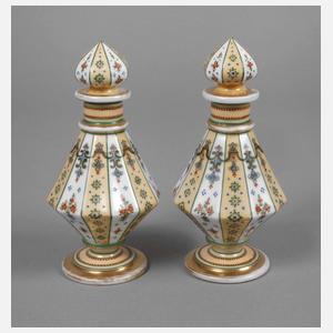 Paar Flakons Biedermeier