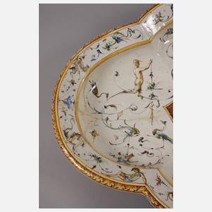 Großer Majolika-Tafelaufsatz Renaissance