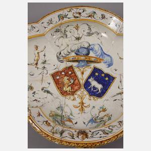 Großer Majolika-Tafelaufsatz Renaissance