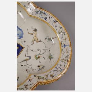 Großer Majolika-Tafelaufsatz Renaissance