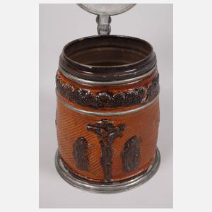 Übergroßer Dippoldiswalder Walzenkrug Christian II.