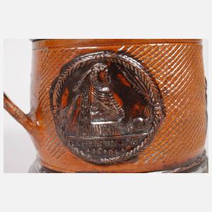 Übergroßer Dippoldiswalder Walzenkrug Christian II.