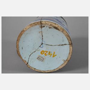 Wuchtiger Erfurter Fayencewalzenkrug