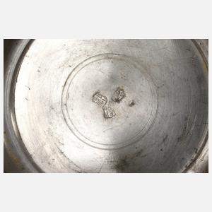 Drei Thüringer Fayencewalzenkrüge