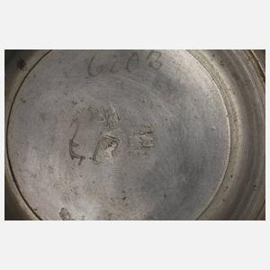 Drei Thüringer Fayencewalzenkrüge