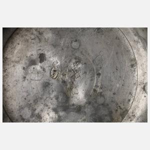 Drei Thüringer Fayencewalzenkrüge