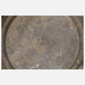 Drei Thüringer Fayencewalzenkrüge