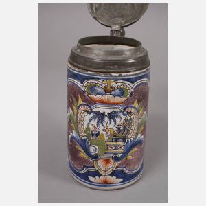 Drei Erfurter Fayencewalzenkrüge