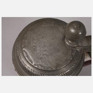 Drei Erfurter Fayencewalzenkrüge