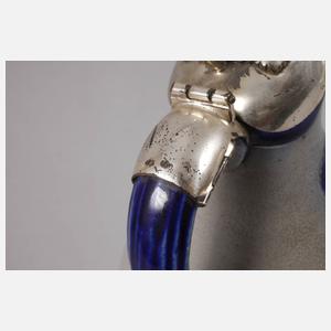 Westerwald Ritzkanne mit Silbermontur