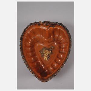 Herzförmige Backform