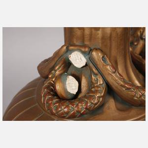 Johann Maresch Paar große Historismuskannen