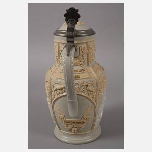 Villeroy & Boch Mettlach Weinkanne Historismus