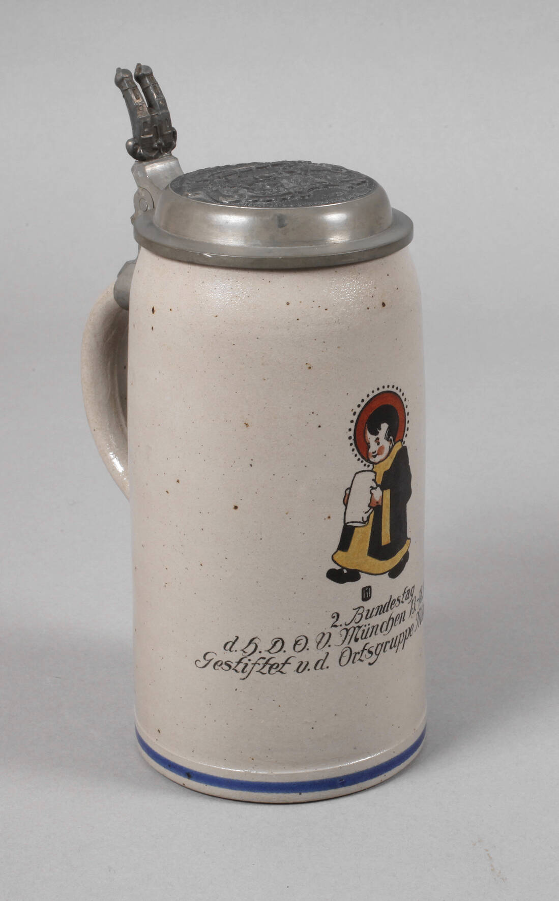 Ludwig Hohlwein Bierkrug Münchner Kindl