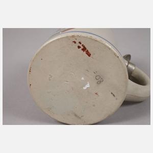 Karikativer Bierkrug