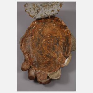 Wandrelief katalonisches Fischerpaar