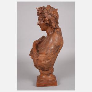 Terrakottabüste Bacchus