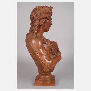 Terrakottabüste Bacchus