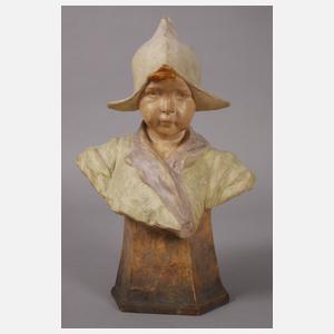 Goldscheider Büste Holländermädchen